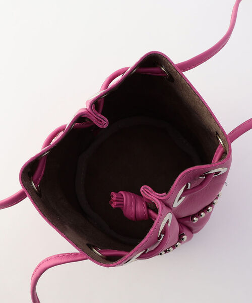 marco masi（マルコマージ）の「【MARCO MASI/ マルコマージ】丸底ミニトートバッグ（トートバッグ・レディース・ピンク/ブラック/グリーン/シルバー・FREE）」の14枚目の写真