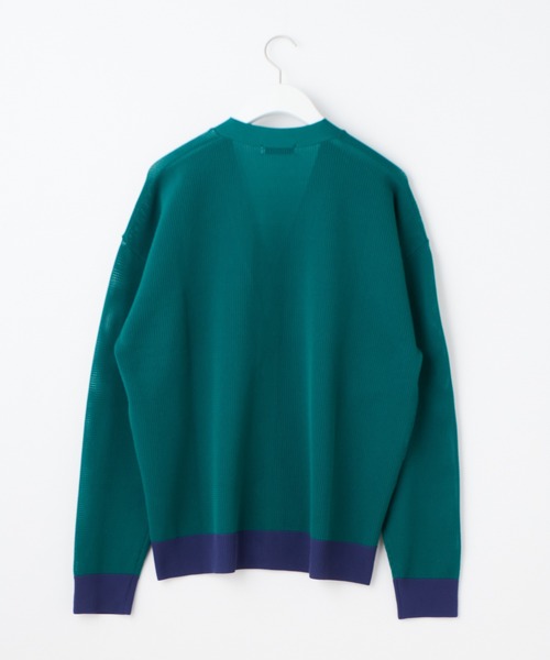 CIAOPANIC TYPY（チャオパニックティピー）の「ドライタッチメッシュVネックカーディガン（カーディガン/ボレロ・メンズ・ブラック/ブラウン/ブルー/グリーン・M/L）」の19枚目の写真