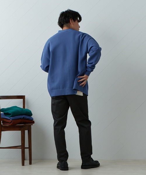 CIAOPANIC TYPY（チャオパニックティピー）の「ドライタッチメッシュVネックカーディガン（カーディガン/ボレロ・メンズ・ブラック/ブラウン/ブルー/グリーン・M/L）」の7枚目の写真