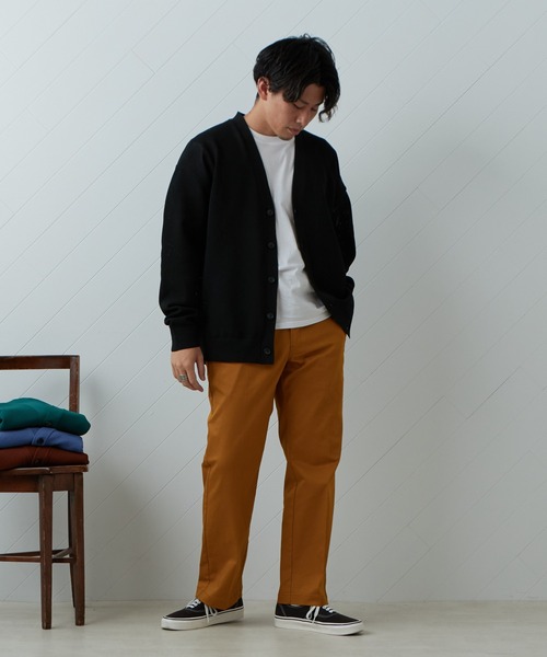 CIAOPANIC TYPY（チャオパニックティピー）の「ドライタッチメッシュVネックカーディガン（カーディガン/ボレロ・メンズ・ブラック/ブラウン/ブルー/グリーン・M/L）」の18枚目の写真