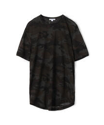 クリアジャージー カモフラージュプリント クルーネックTシャツ MCKJ3360