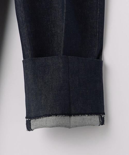 green label relaxing(グリーンレーベルリラクシング)の「コットン/ポリウレタン デニムライク 2プリーツ スラックス(スラックス・メンズ・オフホワイト/ネイビー・S/M/L/XL)」の19枚目の写真