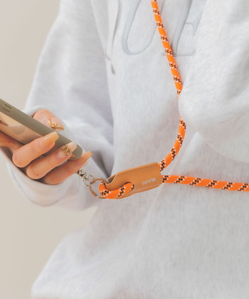 RODE SKO（ロデスコ）の「BEAU’RE　モバイルコードストラップ（スマホケース/カバー・レディース・ブラック/モカ/カーキ/ネイビー/オレンジ・ONE）」の12枚目の写真