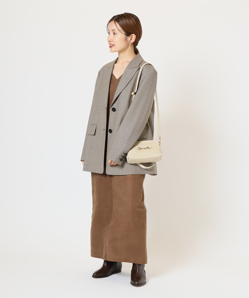 IENA（イエナ）の「【AULENTTI/オウレンティ】ビットミニポーチ（ショルダーバッグ・レディース・ベージュ/ブラウン/グリーン/キャメル・FREE）」の18枚目の写真