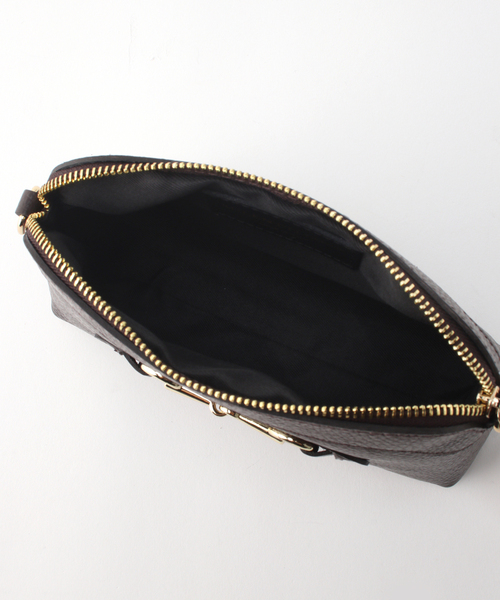 IENA（イエナ）の「【AULENTTI/オウレンティ】ビットミニポーチ（ショルダーバッグ・レディース・ベージュ/ブラウン/グリーン/キャメル・FREE）」の10枚目の写真