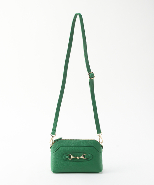 美品♡IENA【AULENTTI】ビットミニショルダーバッグ IENA AULENTTI ビット ミニ ポーチ ショルダー バッグ