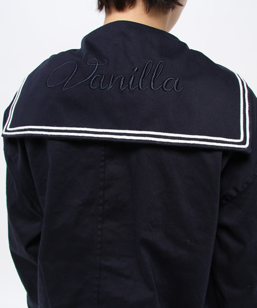 one after another NICE CLAUP（ワンアフターアナザーナイスクラップ）の「【ナイスクラップ】セーラーブルゾン（ブルゾン・レディース・アイボリー/ネイビー・FREE）」の16枚目の写真