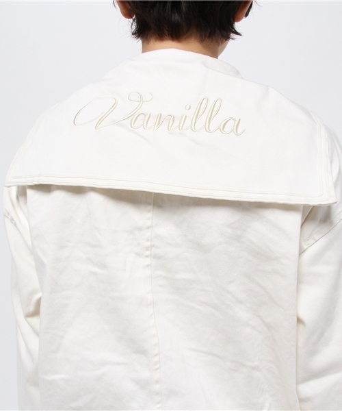 one after another NICE CLAUP（ワンアフターアナザーナイスクラップ）の「【ナイスクラップ】セーラーブルゾン（ブルゾン・レディース・アイボリー/ネイビー・FREE）」の8枚目の写真