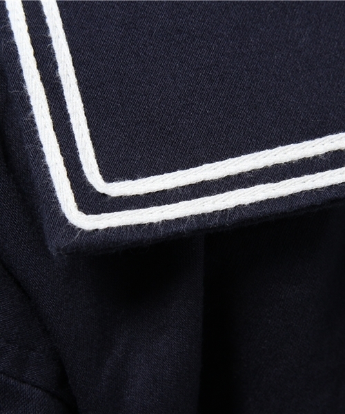 one after another NICE CLAUP（ワンアフターアナザーナイスクラップ）の「【ナイスクラップ】セーラーブルゾン（ブルゾン・レディース・アイボリー/ネイビー・FREE）」の10枚目の写真