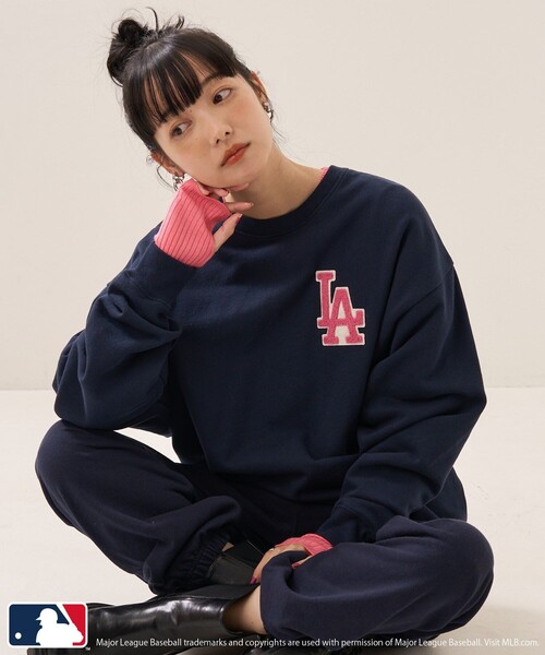 FREAK'S STORE(フリークスストア)の「カラーシアーリブニット(ニット/セーター・レディース・ピンク/オレンジ/グリーン/サックスブルー・フリ-)」の5枚目の写真
