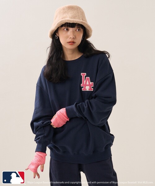 FREAK'S STORE(フリークスストア)の「カラーシアーリブニット(ニット/セーター・レディース・ピンク/オレンジ/グリーン/サックスブルー・フリ-)」の6枚目の写真