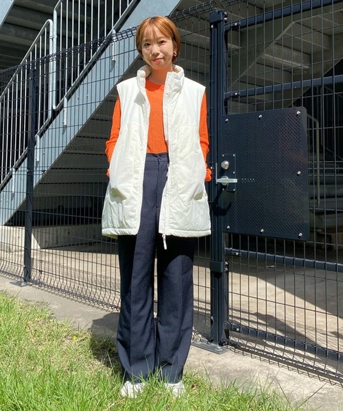 FREAK'S STORE(フリークスストア)の「カラーシアーリブニット(ニット/セーター・レディース・ピンク/オレンジ/グリーン/サックスブルー・フリ-)」の17枚目の写真