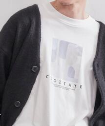 coen | アートプリントロングスリーブTシャツ(Tシャツ/カットソー)