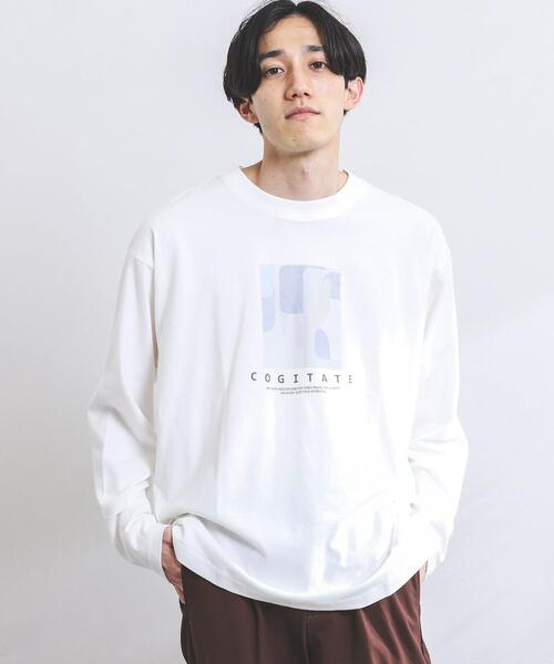 coen(コーエン)の「アートプリントロングスリーブTシャツ(Tシャツ/カットソー・メンズ・ホワイト/ライム・MEDIUM/LARGE/X-LARGE/SMALL)」の13枚目の写真