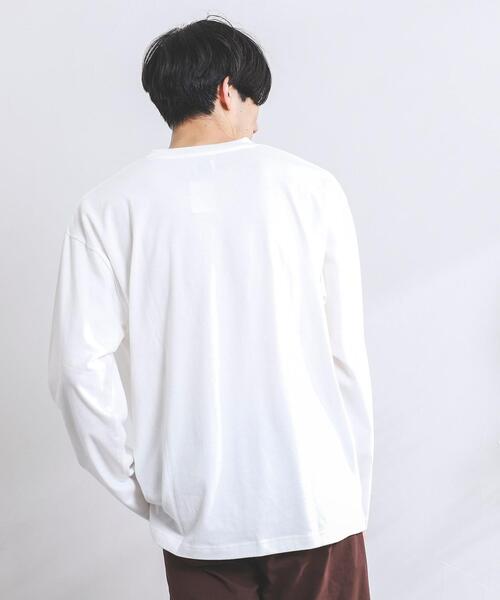 coen(コーエン)の「アートプリントロングスリーブTシャツ(Tシャツ/カットソー・メンズ・ホワイト/ライム・MEDIUM/LARGE/X-LARGE/SMALL)」の14枚目の写真