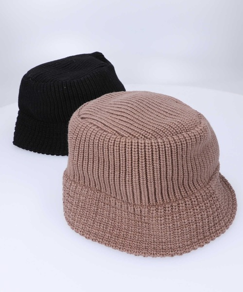 BACK NUMBER（バックナンバー）の「【BACK NUMBER】ニットバケットハット（ハット・メンズ・ベージュ/ブラック・フリー）」の6枚目の写真