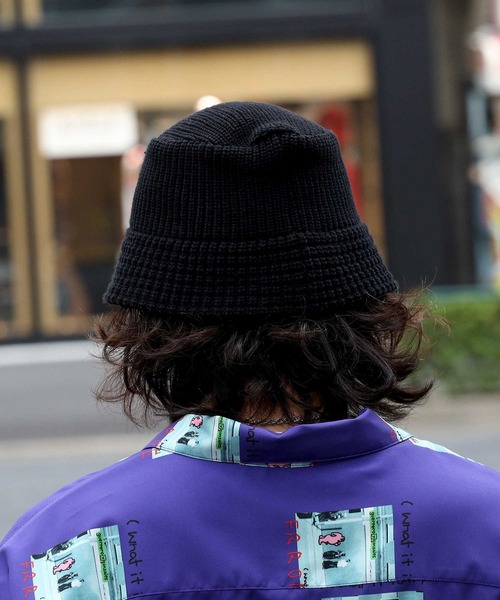 BACK NUMBER（バックナンバー）の「【BACK NUMBER】ニットバケットハット（ハット・メンズ・ベージュ/ブラック・フリー）」の10枚目の写真