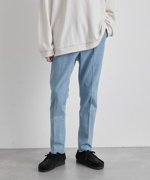 JUNRED（ジュンレッド）の「リサイクルコットンデニムパンツ（デニムパンツ・メンズ・ブルー/ネイビー/ブラック・S/M/L/LL）」の13枚目の写真