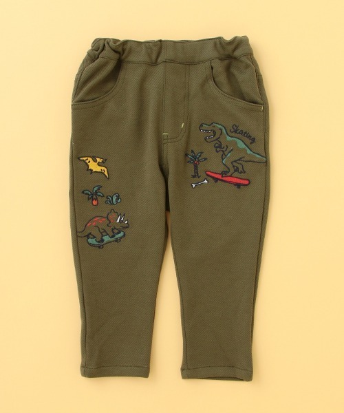 kladskap(クレードスコープ)の「恐竜刺しゅうロング丈テーパードパンツ(その他パンツ・キッズ・カーキ/ネイビー・130cm/110cm/90cm/120cm/100cm)」の18枚目の写真