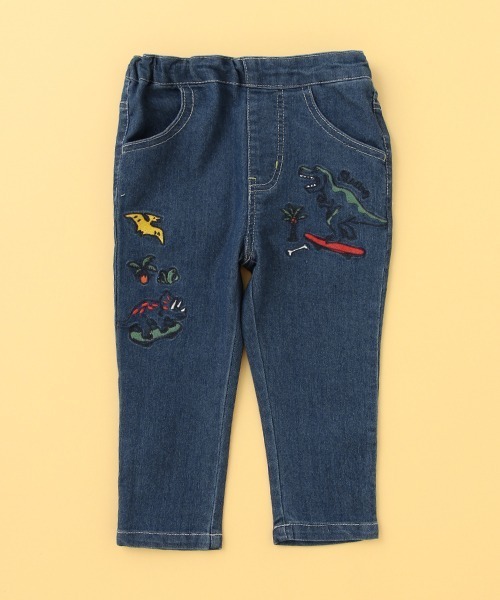 kladskap(クレードスコープ)の「恐竜刺しゅうロング丈テーパードパンツ(その他パンツ・キッズ・カーキ/ネイビー・130cm/110cm/90cm/120cm/100cm)」の19枚目の写真