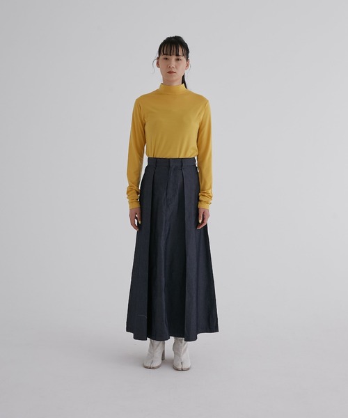 fukuu(フクウ)の「再生繊維リヨセル ストレッチハイネックトップス(Tシャツ/カットソー・レディース・ボルドー/グリーン/イエロー・S/M)」の13枚目の写真