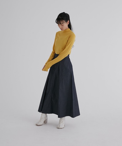 fukuu(フクウ)の「再生繊維リヨセル ストレッチハイネックトップス(Tシャツ/カットソー・レディース・ボルドー/グリーン/イエロー・S/M)」の14枚目の写真