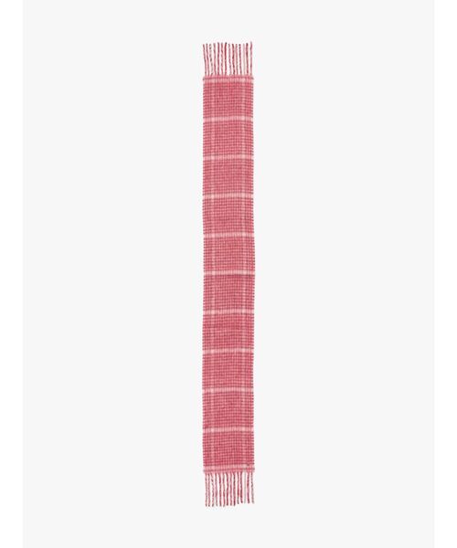 kate spade new york(ケイトスペード ニューヨーク)の「フィエスタ プラッド ブラッシュト スカーフ(ストール/ショール・レディース・ピンク・ONE)」の3枚目の写真