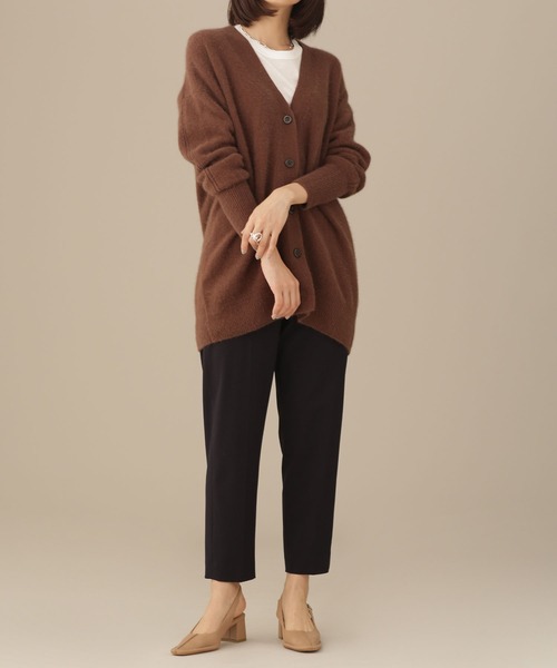 NANO universe(ナノユニバース)の「LB.03/マルチファンクションテーパードパンツ(スラックス・レディース・ベージュ/ネイビー・Ⅰ/Ⅱ)」の13枚目の写真