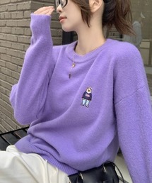 ベアワンポイントセーター