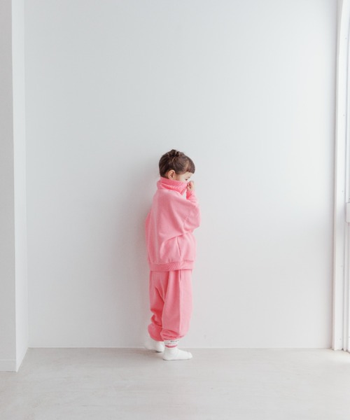 LOWRYS FARM（ローリーズファーム）の「ウラケジョグパンツ　164327（その他パンツ・キッズ・グレー/グリーン/イエロー/ピンク・110cm/120cm/130cm/140cm/150cm）」の15枚目の写真