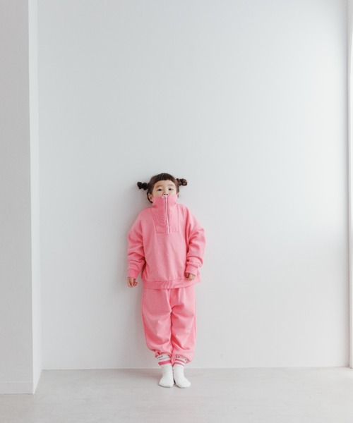LOWRYS FARM（ローリーズファーム）の「ウラケジョグパンツ　164327（その他パンツ・キッズ・グレー/グリーン/イエロー/ピンク・110cm/120cm/130cm/140cm/150cm）」の14枚目の写真