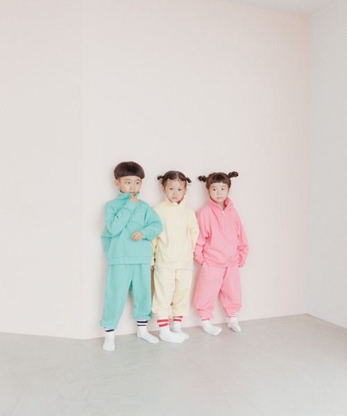 LOWRYS FARM（ローリーズファーム）の「ウラケジョグパンツ　164327（その他パンツ・キッズ・グレー/グリーン/イエロー/ピンク・110cm/120cm/130cm/140cm/150cm）」の5枚目の写真