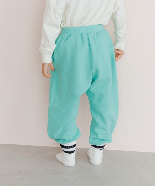 LOWRYS FARM（ローリーズファーム）の「ウラケジョグパンツ　164327（その他パンツ・キッズ・グレー/グリーン/イエロー/ピンク・110cm/120cm/130cm/140cm/150cm）」の9枚目の写真
