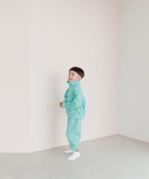 LOWRYS FARM（ローリーズファーム）の「ウラケジョグパンツ　164327（その他パンツ・キッズ・グレー/グリーン/イエロー/ピンク・110cm/120cm/130cm/140cm/150cm）」の7枚目の写真