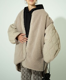 CORNERS（コーナーズ）の「CORNERS by KR　4wayボアキルティングジャケット（ブルゾン）」