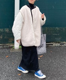 CORNERS by KR | CORNERS by KR　4wayボアキルティングジャケット(ブルゾン)