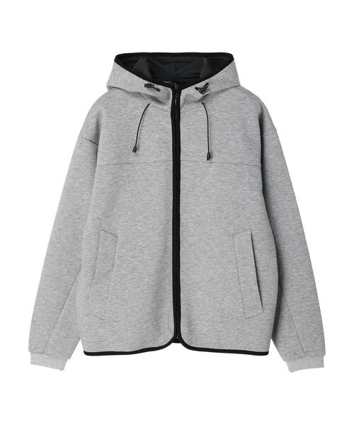 CRAFT STANDARD BOUTIQUE(クラフトスタンダードブティック)の「防風ダンボールZIPパーカー *(パーカー・メンズ・杢グレー/ブラック/オリーブ/ベージュ・M/L/LL)」の5枚目の写真