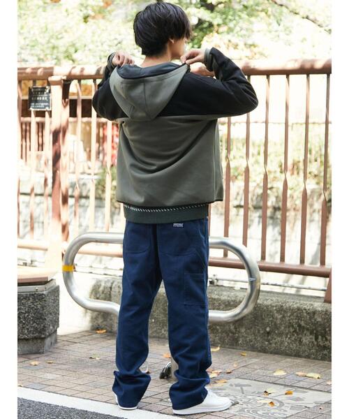 CRAFT STANDARD BOUTIQUE(クラフトスタンダードブティック)の「防風ダンボールZIPパーカー *(パーカー・メンズ・杢グレー/ブラック/オリーブ/ベージュ・M/L/LL)」の22枚目の写真