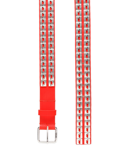 DIESEL（ディーゼル）の「メンズ カウレザー ベルト（ベルト・メンズ・レッド/ブラック系その他・85/80/95/90）」の7枚目の写真