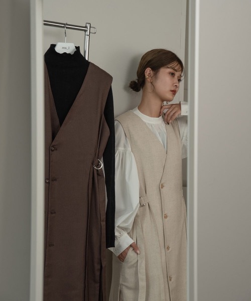 I_am（アイアム）の「high neck lib knit（ニット/セーター・レディース・ホワイト/ブラック/アイボリー・FREE）」の20枚目の写真