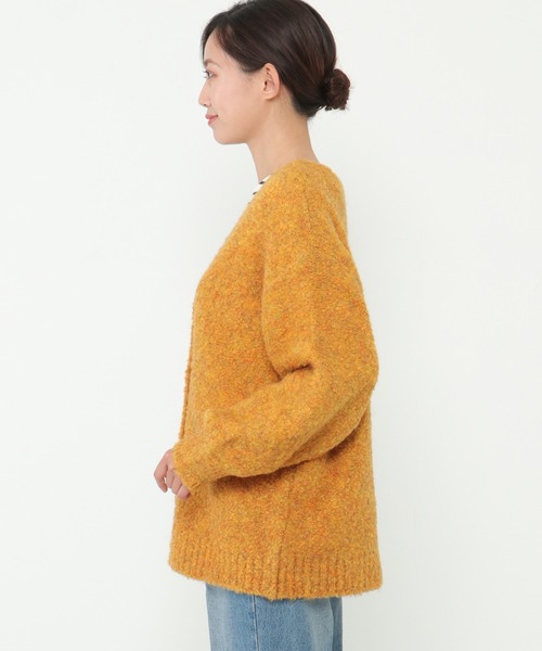 ikka（イッカ）の「ブークレカーディガン（カーディガン/ボレロ・レディース・ベージュ/ネイビー/イエロー・M/L）」の12枚目の写真