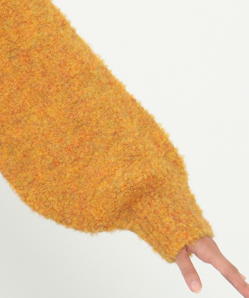 ikka（イッカ）の「ブークレカーディガン（カーディガン/ボレロ・レディース・ベージュ/ネイビー/イエロー・M/L）」の15枚目の写真