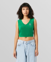 HUF | X-GIRL WAH GWAAN TERRY TANK / HUF X-girl タンクトップ コラボ(タンクトップ)