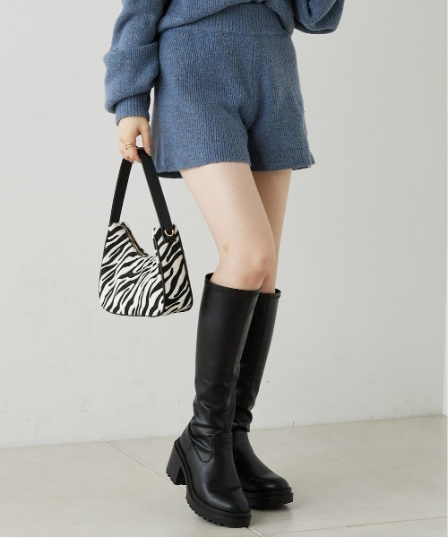 Chico（チコ）の「【SETUP対応】ニットショートパンツ（その他パンツ・レディース・チャコールグレー/ブルー/ブラック/アイボリー/ピンク・FREE）」の18枚目の写真