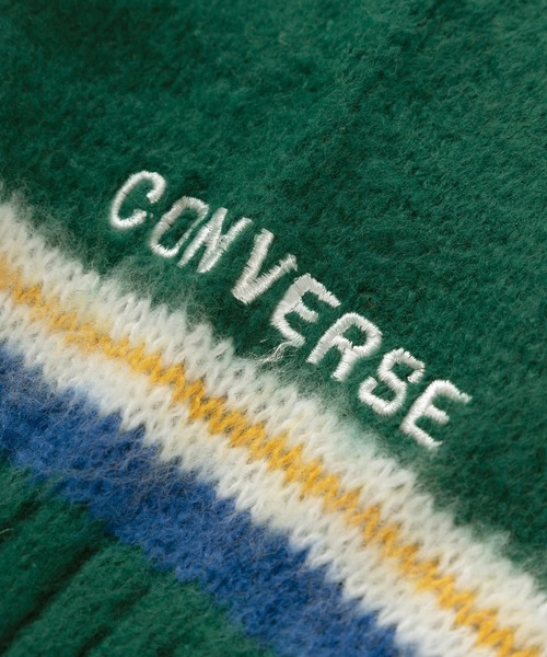 CONVERSE(コンバース)の「【CONVERSE/コンバース】ブランドロゴ&ワンポイント刺繍 モヘアタッチ ニットプルオーバー/マルチボーダー/リブライン/ビッグシルエット(ニット/セーター・レディース・グリーン/グレー系その他/グリーン系その他/ワイン/オフホワイト/ブラック・M/L/XL)」の18枚目の写真