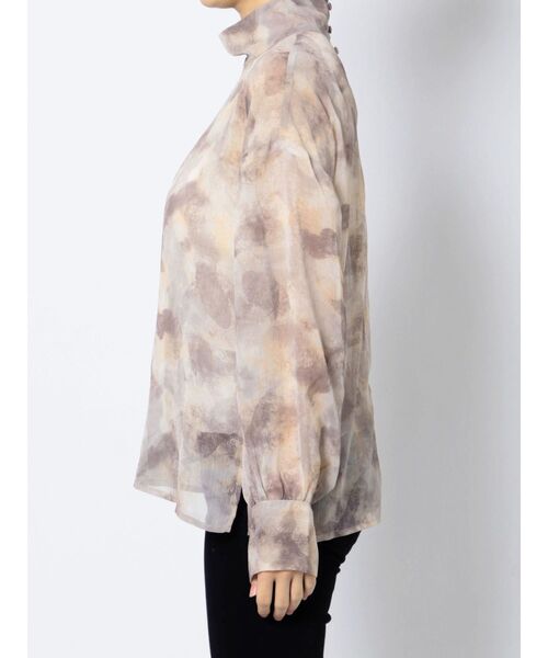 LAGUNAMOON（ラグナムーン）の「ハイネックシアーブラウス（シャツ/ブラウス・レディース・ベージュ/ブラック/ブラウン・FREE）」の13枚目の写真