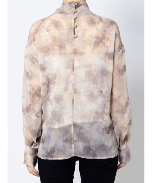 LAGUNAMOON（ラグナムーン）の「ハイネックシアーブラウス（シャツ/ブラウス・レディース・ベージュ/ブラック/ブラウン・FREE）」の9枚目の写真