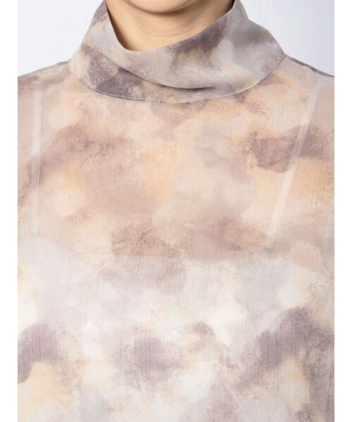 LAGUNAMOON（ラグナムーン）の「ハイネックシアーブラウス（シャツ/ブラウス・レディース・ベージュ/ブラック/ブラウン・FREE）」の12枚目の写真