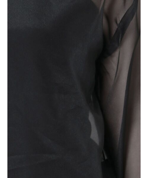 LAGUNAMOON（ラグナムーン）の「ハイネックシアーブラウス（シャツ/ブラウス・レディース・ベージュ/ブラック/ブラウン・FREE）」の15枚目の写真