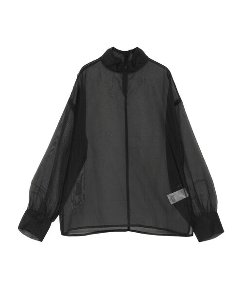 LAGUNAMOON（ラグナムーン）の「ハイネックシアーブラウス（シャツ/ブラウス・レディース・ベージュ/ブラック/ブラウン・FREE）」の18枚目の写真